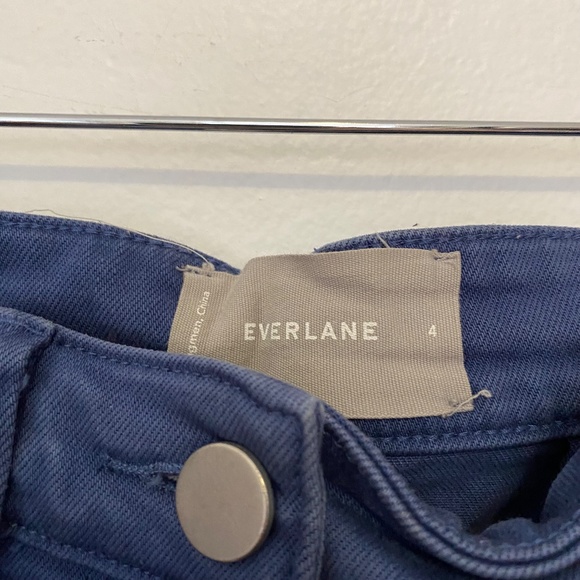 Everlane The Wide-Leg Crop Pant in Blue - Picture 4 of 6